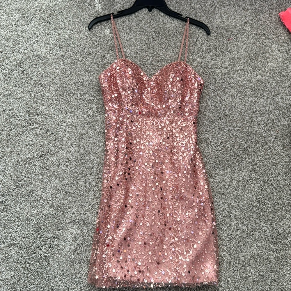 Pink Sparkly Dress by Gianni Bini
